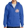 Tall Essential Fleece Full Zip Hooded Sweatshirt Thumbnail