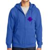 Tall Essential Fleece Full Zip Hooded Sweatshirt Thumbnail