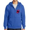Tall Essential Fleece Full Zip Hooded Sweatshirt Thumbnail