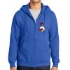 Tall Essential Fleece Full Zip Hooded Sweatshirt Thumbnail