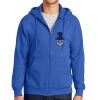 Tall Essential Fleece Full Zip Hooded Sweatshirt Thumbnail