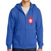 Tall Essential Fleece Full Zip Hooded Sweatshirt Thumbnail