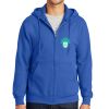 Tall Essential Fleece Full Zip Hooded Sweatshirt Thumbnail