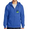 Tall Essential Fleece Full Zip Hooded Sweatshirt Thumbnail