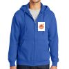 Tall Essential Fleece Full Zip Hooded Sweatshirt Thumbnail