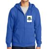 Tall Essential Fleece Full Zip Hooded Sweatshirt Thumbnail
