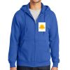 Tall Essential Fleece Full Zip Hooded Sweatshirt Thumbnail