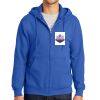 Tall Essential Fleece Full Zip Hooded Sweatshirt Thumbnail
