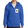 Tall Essential Fleece Full Zip Hooded Sweatshirt Thumbnail