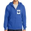 Tall Essential Fleece Full Zip Hooded Sweatshirt Thumbnail