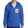 Tall Essential Fleece Full Zip Hooded Sweatshirt Thumbnail