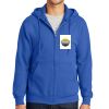 Tall Essential Fleece Full Zip Hooded Sweatshirt Thumbnail