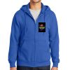 Tall Essential Fleece Full Zip Hooded Sweatshirt Thumbnail