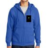 Tall Essential Fleece Full Zip Hooded Sweatshirt Thumbnail