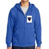 Tall Essential Fleece Full Zip Hooded Sweatshirt Thumbnail