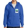 Tall Essential Fleece Full Zip Hooded Sweatshirt Thumbnail