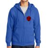 Tall Essential Fleece Full Zip Hooded Sweatshirt Thumbnail