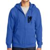 Tall Essential Fleece Full Zip Hooded Sweatshirt Thumbnail