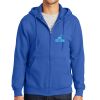 Tall Essential Fleece Full Zip Hooded Sweatshirt Thumbnail