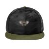 Camo Flat Bill Snapback Cap Thumbnail