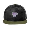 Camo Flat Bill Snapback Cap Thumbnail