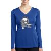 Ladies Long Sleeve PosiCharge ® Competitor™ V Neck Tee Thumbnail