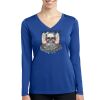 Ladies Long Sleeve PosiCharge ® Competitor™ V Neck Tee Thumbnail