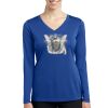 Ladies Long Sleeve PosiCharge ® Competitor™ V Neck Tee Thumbnail
